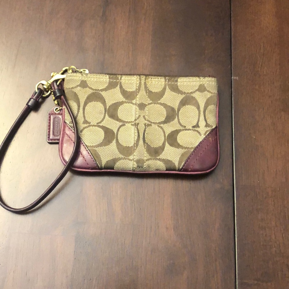 Coach wristlet